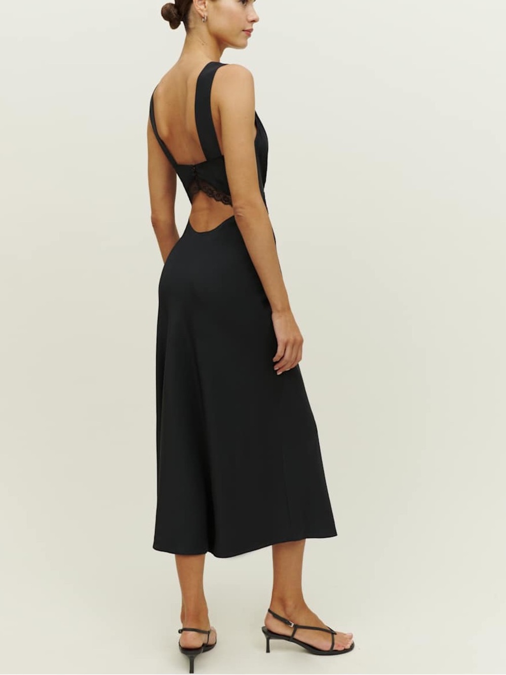 Reformation Provence Silk Lace Midi Dress - Picture 2 of 10